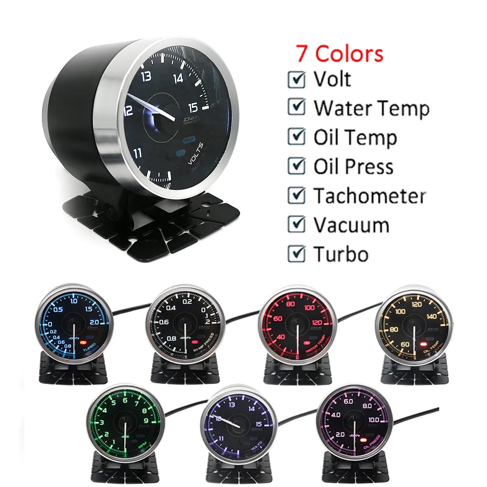 DefiAdvanceA160mm7ColorsWaterTemperatureOilTemperatureGauges