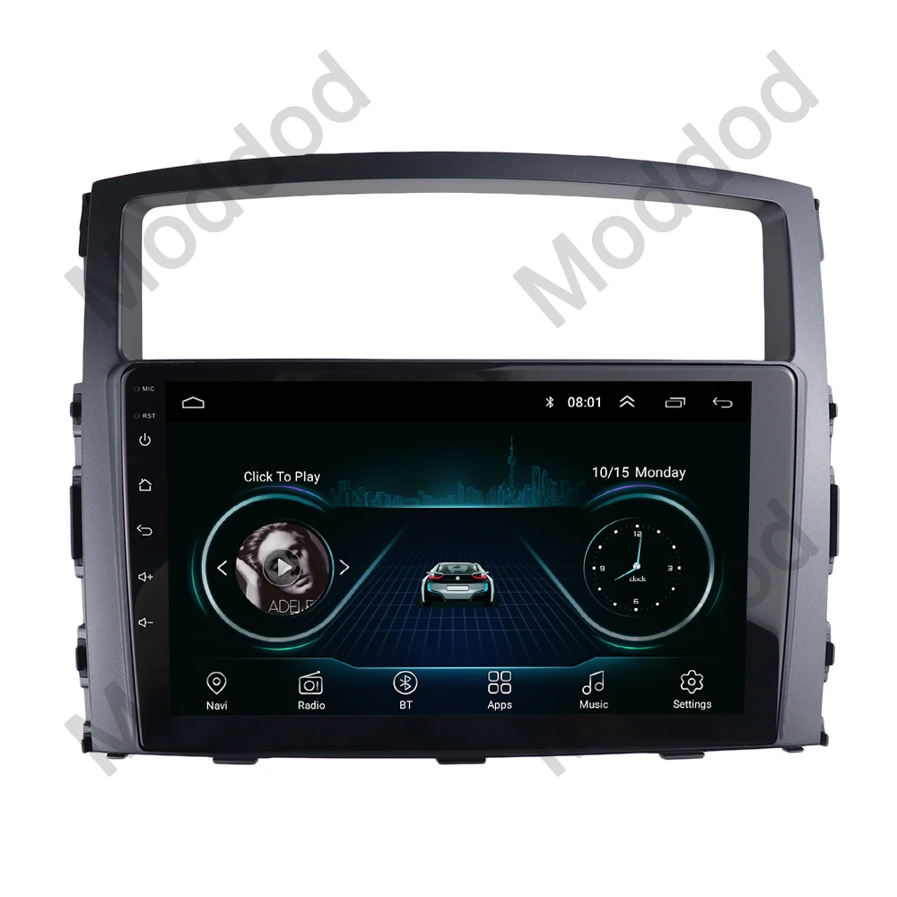 MITSUBISHI Pajero Shogun Montero 2007 + ׷ GPS DVD ÷̾  9 ġ   ġ г   Ʈ ŰƮ Fascias