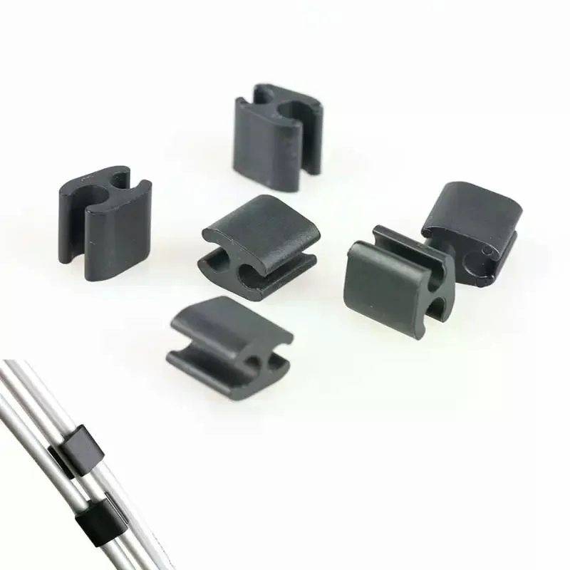 6Pcs 접이식 자전거 고정 및 정리 장치 나일론 개방형 U자형 시프트 케이블 관리 클립 사이클링 액세서리