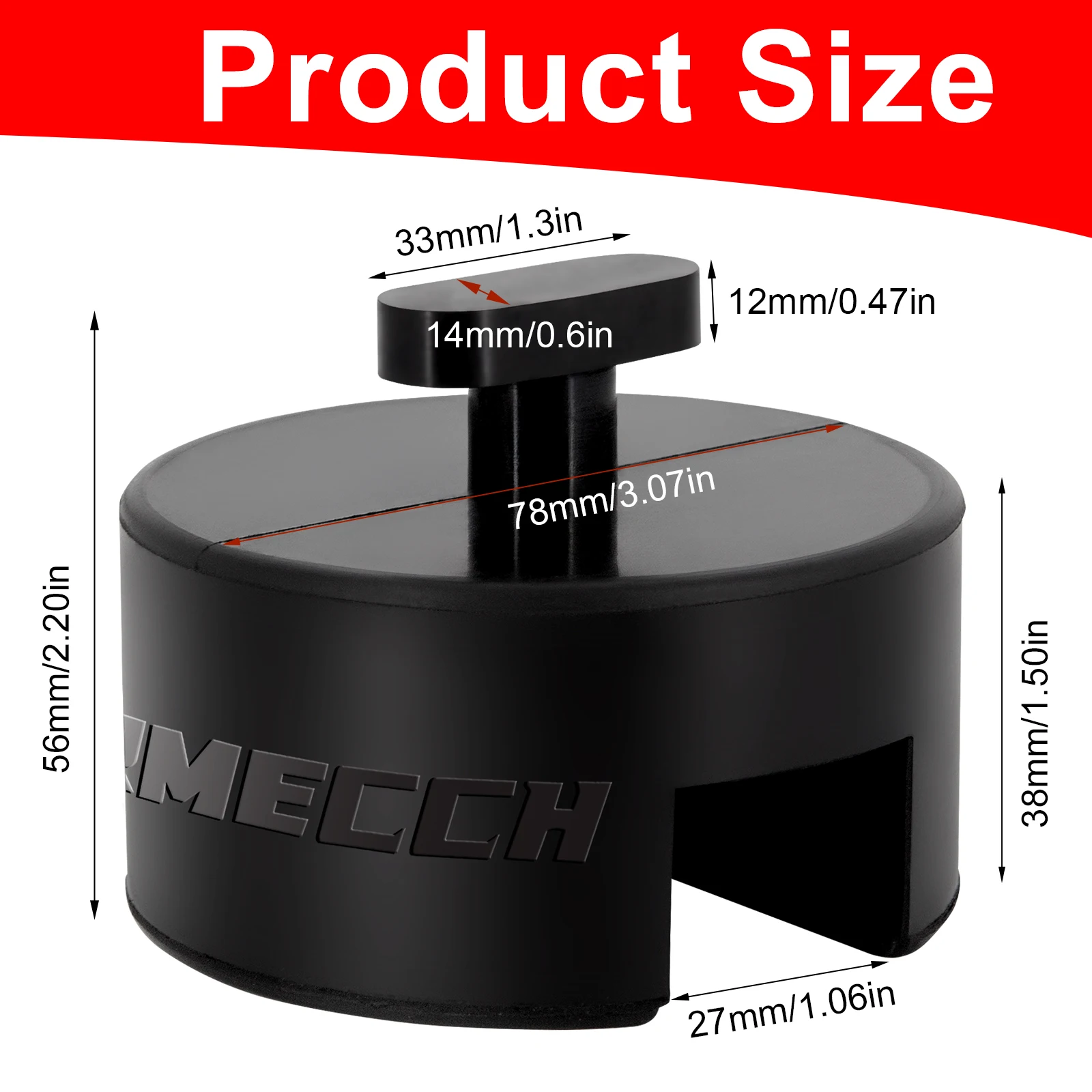 Car Axle Jack Stand Adapters Pad For Chevrolet Corvette Cruiser C5 C6 C7 C8 GS Z Z51 Z06 Rubber Jacking Lift Puck Fit 2-3 Tons