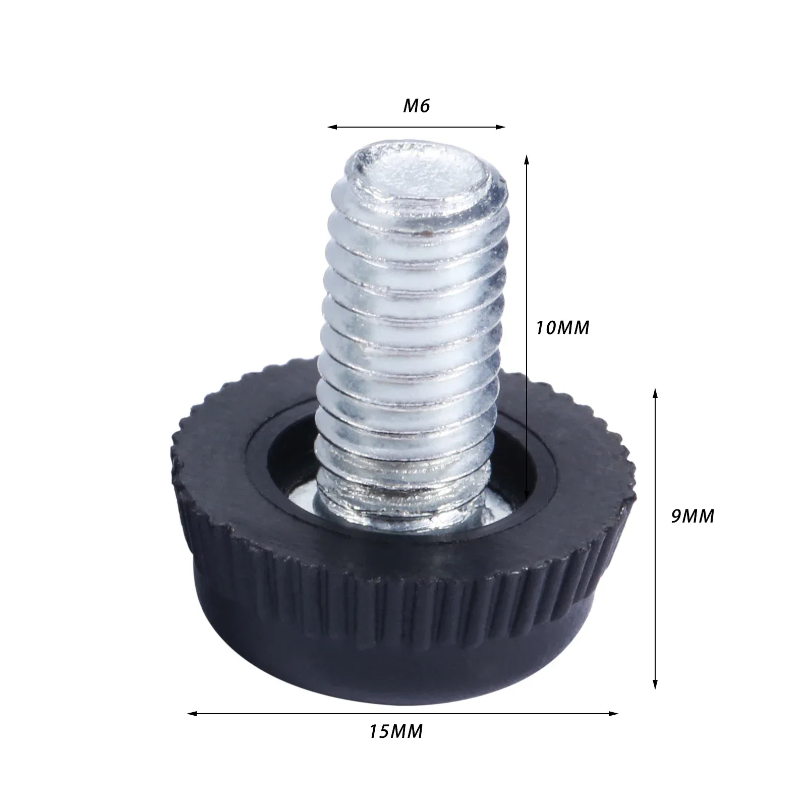 10pcs/set Adjusting Furniture Feet M6*10mm Screw Leveling Height Pad Balance Table Ped Chair Leg Sofa Protect Floor Anti-Slip