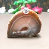 Natural Energy Agate Crystal Hole Tablet, Cluster, Beautiful Home Decor, Reiki Gift, Energy 6