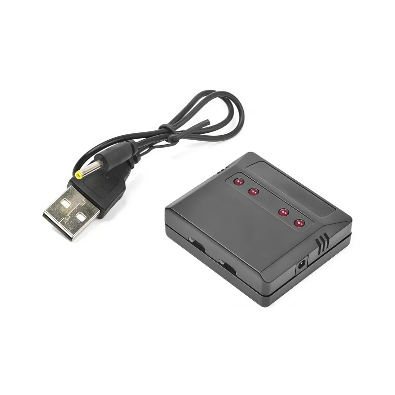 Chargeur USB Multiport 1 à 4 pour Drone RC - Lot de Câbles JST/Futaba