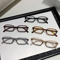 Lunettes de myopie photochromiques pour hommes et femmes, monture carrée à la mode, lunettes de myopie haute définition Anti-lumière bleue 5