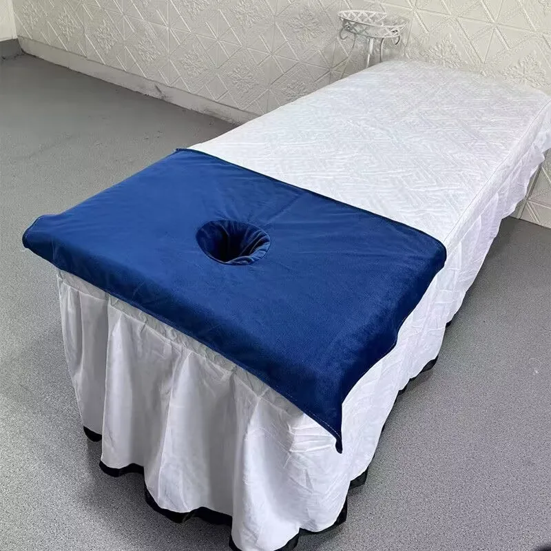 5 Lenzuola Letto Massaggio SPA – Copertura Tavolo Con Foro Viso, Morbide E Lavabili