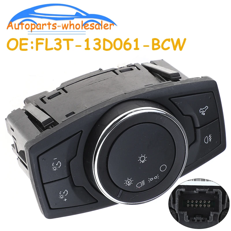 Ford F150 Headlight Fog Light Switch FL3T13D061BCW 2015-2019