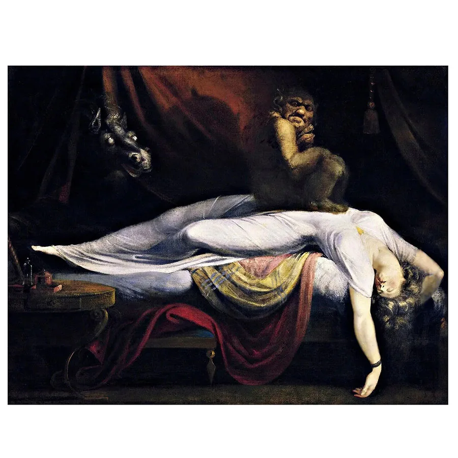 The Nightmare By John Henry Fuseli Art Film 5D Pittura Diamante Fai Da Te Arte Trapani Completi Mosaico Punto Croce Decorazione Regalo Fatta A Mano