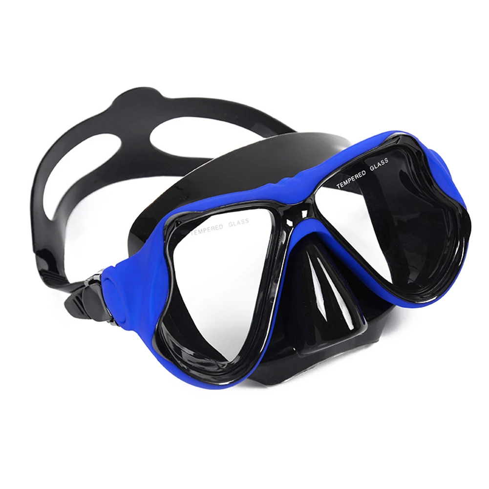 Scuba Diving Mask Panoramic Wide View Professional Snorkeling Mask Wear Resistant Snorkels Diving Goggles for Free Swim