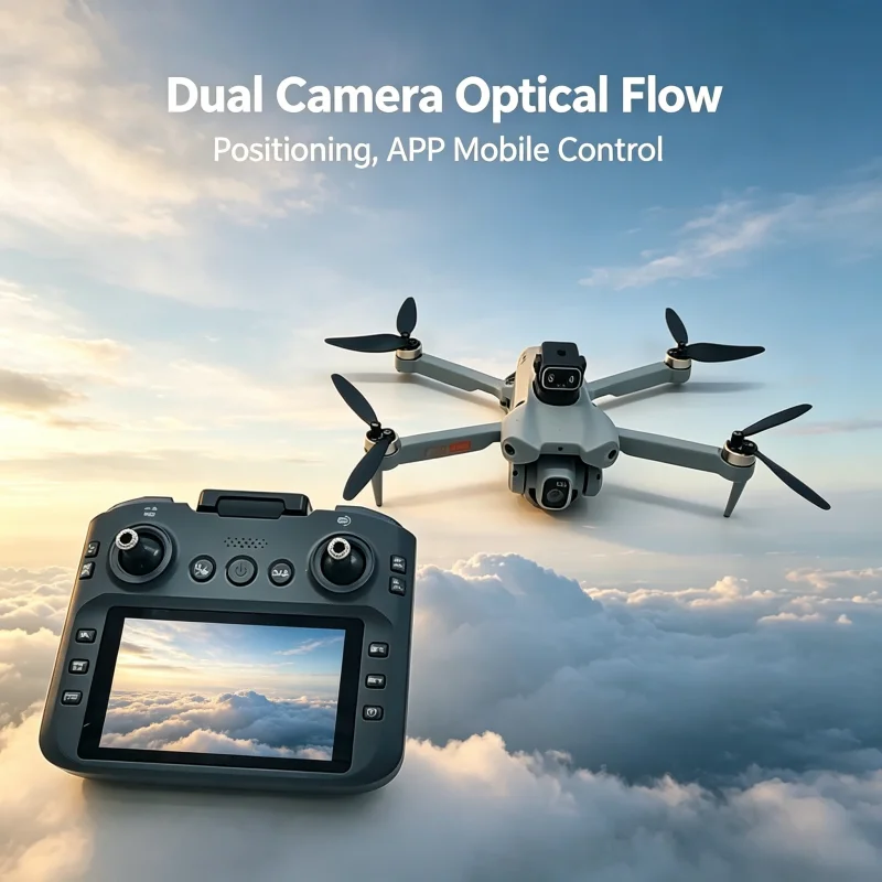 Nuovo Drone Professionale T33 4K 2026 con Telecamera HD, Gimbal a 3 Assi, Motore Brushless, WIFI 5G, Schermo e Telecomando RC Quadricottero Giocattolo - Image 2