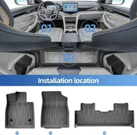 For BYD Seal U / Song Plus Sealion 6 2021-2024 TPE Floor Mats and Cargo Liner, All Weather Floor Liners Trunk Mat Heavy Duty Pad 2
