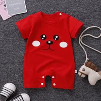 Newborn Bodysuit Baby Cotton Short Sleeve Rompers Clothes Summer Infant Girls Boys Overalls Kids Stripe One-Pieces 0-2 Years 5