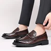 British Style Classic Loafers Men's Thick Soled Genuine Leather Business Formal Adult Leather Shoes Brand Low Heel Casual Shoes 2