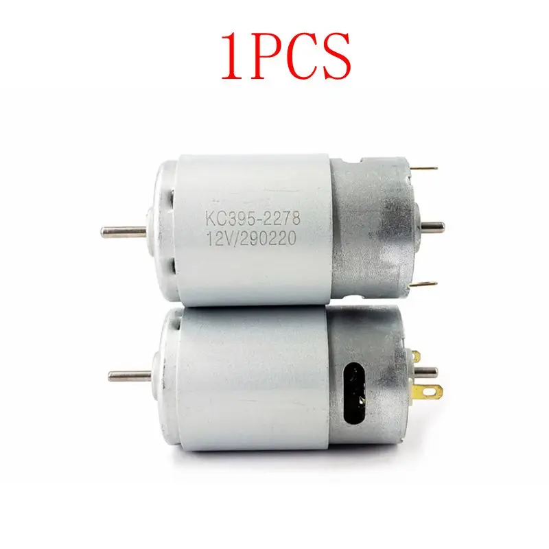 KC395-2278 dual shafts 395 DC motor 12V 5000rpm carbon brush large torque motor