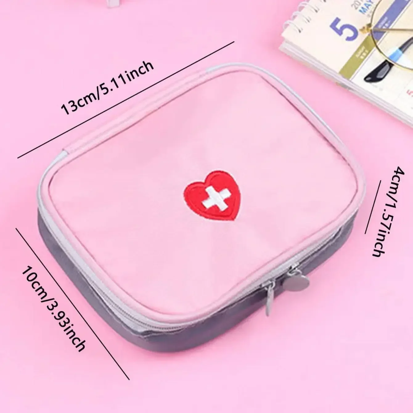 Empty Mini Household First Aid Kit Bag Travel Portable Medicine Package Emergency Kit Bags Medicine Storage Bag Small Organizer