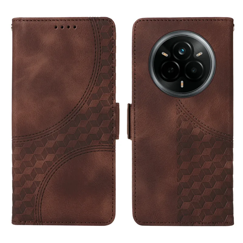 Leather Texture Wallet Book Cover - Flip Case