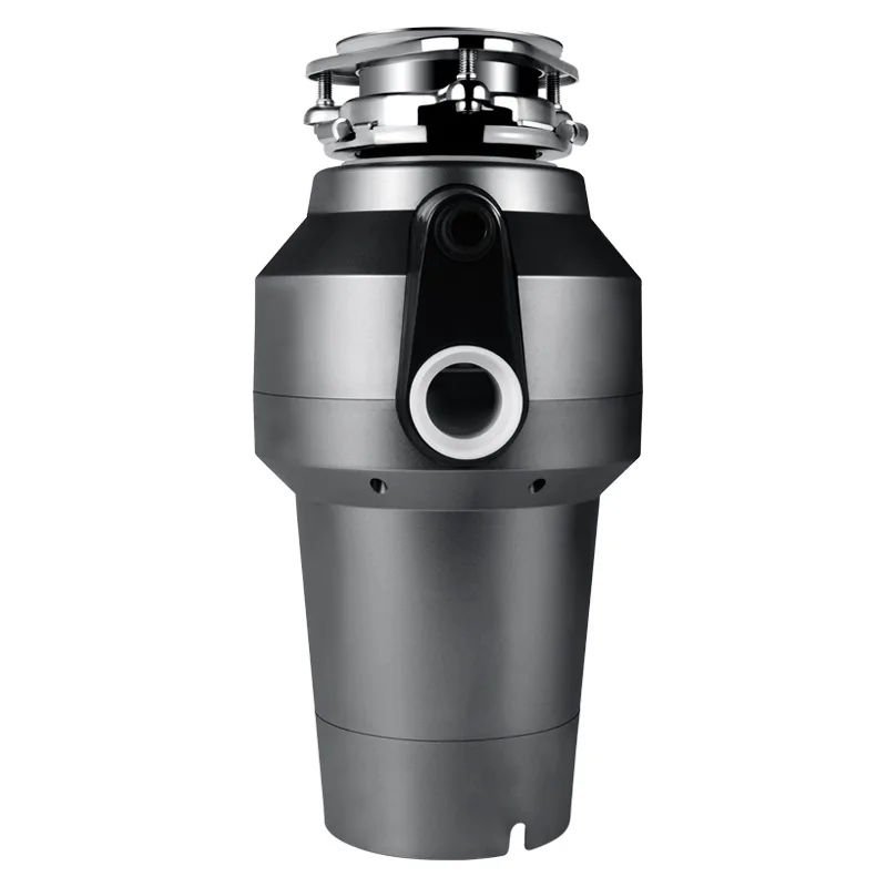 220V 560W Silver Food Waste Disposer Shredder Kitchen Waste Disposal Stainless Steel Garbage Shredder 1200ml 6 Grade Grind 6