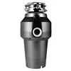 220V 560W Silver Food Waste Disposer Shredder Kitchen Waste Disposal Stainless Steel Garbage Shredder 1200ml 6 Grade Grind 6