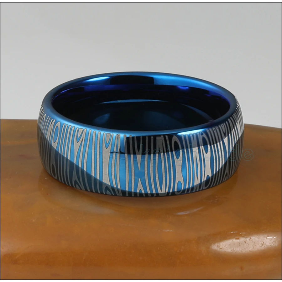 YAHOYA 2mm 4mm 6mm 8mm Carburo Di Tungsteno Anello In Acciaio - Foto 7