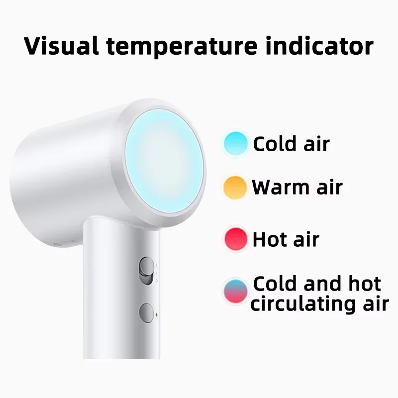 Xiaomi Mijia Electric Hair Dryer H501 High Speed Negative Ions 110,000 Rpm Professional Care Hair 62m/s Wind 1600W Quick Dry hair dryer