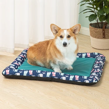 Pet Cool Mat For Dogs Dog Cushion Canvas Dog S Cooling Nest Ice Cushion Breathable Summer.jpg