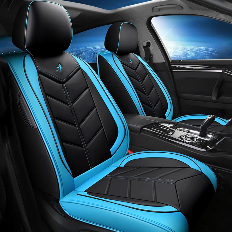 FashionCarSeatCoverFullSetBlackUniversalCarSeatCoversVehicle