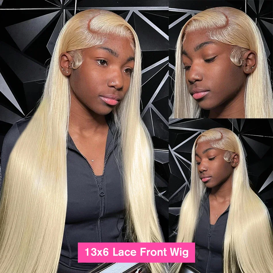 13x6 HD Transparent 613 Blonde Lace Frontal Wig 100% Human Hair Bone Straight Wear go Glueless 6x4 HD Lace Front Human Hair Wigs human hair wig