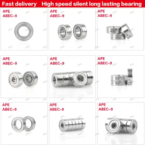 10pcs ABEC-9 bearing 684 608 685 604 605 686 688 687 693 694 695 696 698 623 624 625 626 627 628 629 607 Z ZZ RS 2RS bearings - Image 3