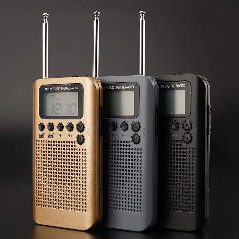 

Портативный внешний динамик радио мини FM/AM двухдиапазонное радио