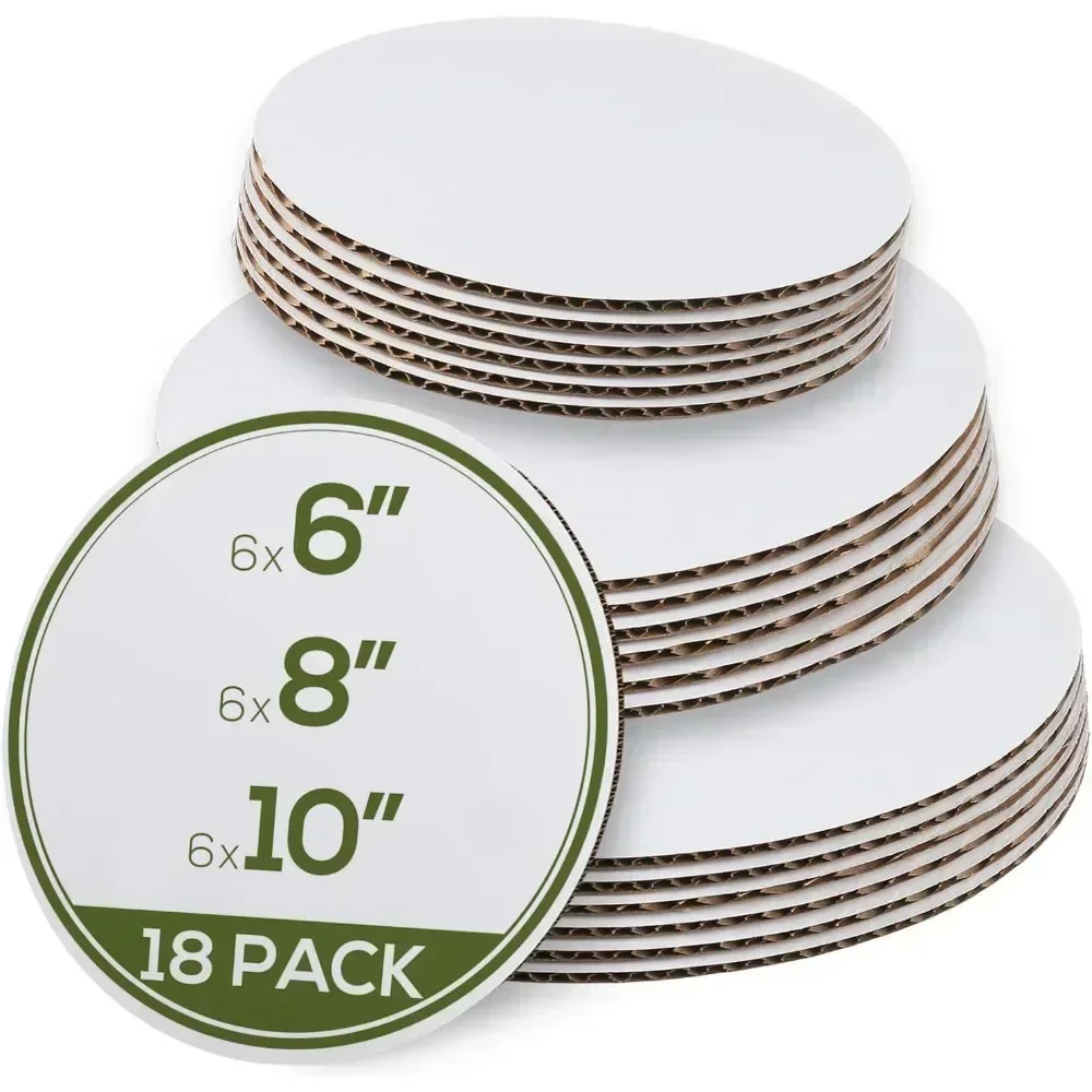 Cake Decorating Tools 10 / 18pcs 6 8 0 Inch Round Cake Board Circle Cardboard Base Perfect for Cake Decorating Tools