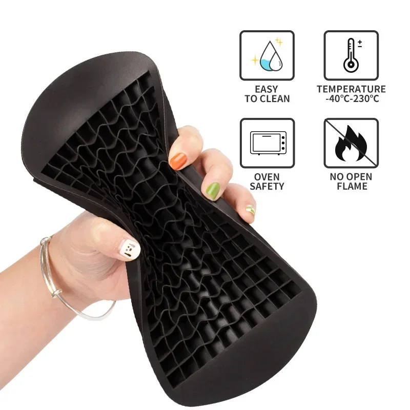160 Grid Silicone Mini Ice Cube Tray Mold 1X1cm Fruit Cube Small Square Maker Kitchen Accessories