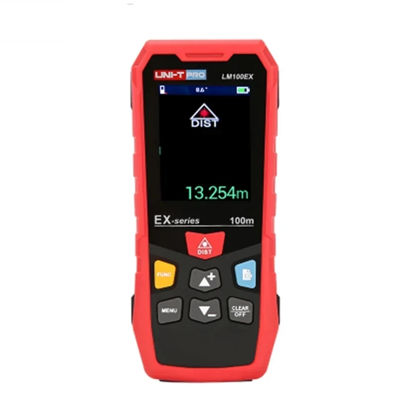 

UNI-T LM100EX Laser Distance Meter 100M Trena a Laser Range Finder Measure Tape Digital Battery Powered