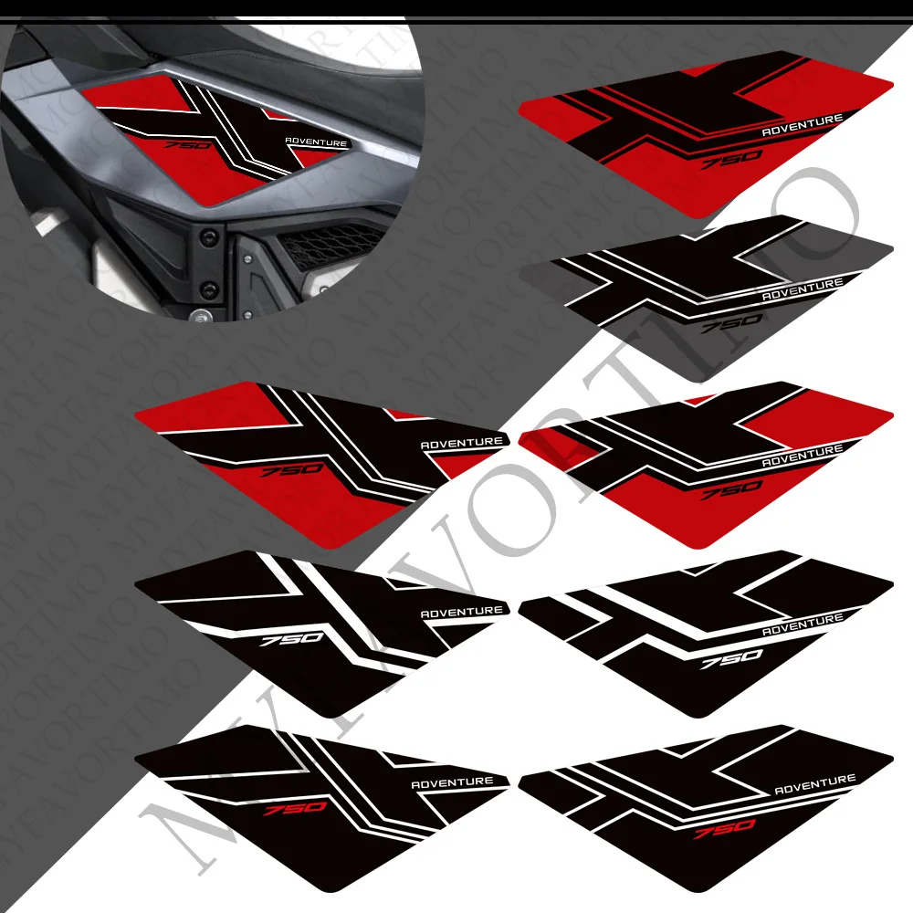 For Honda X-ADV XADV X ADV 750 Protector Tank Pad Kit Knee Wheel Stickers Decals Body Fender Shell Windshield 2021 - 2024