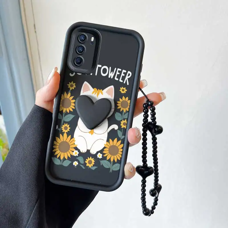 Happy Cat Phone Case Set with Lanyard and Craft Embellishments