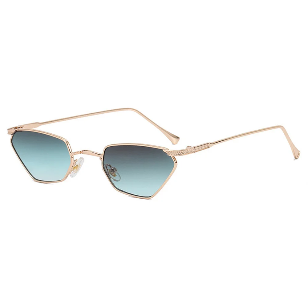 1pc Cat Eye Sunglasses Small Frame Woman Polygon Eyewear