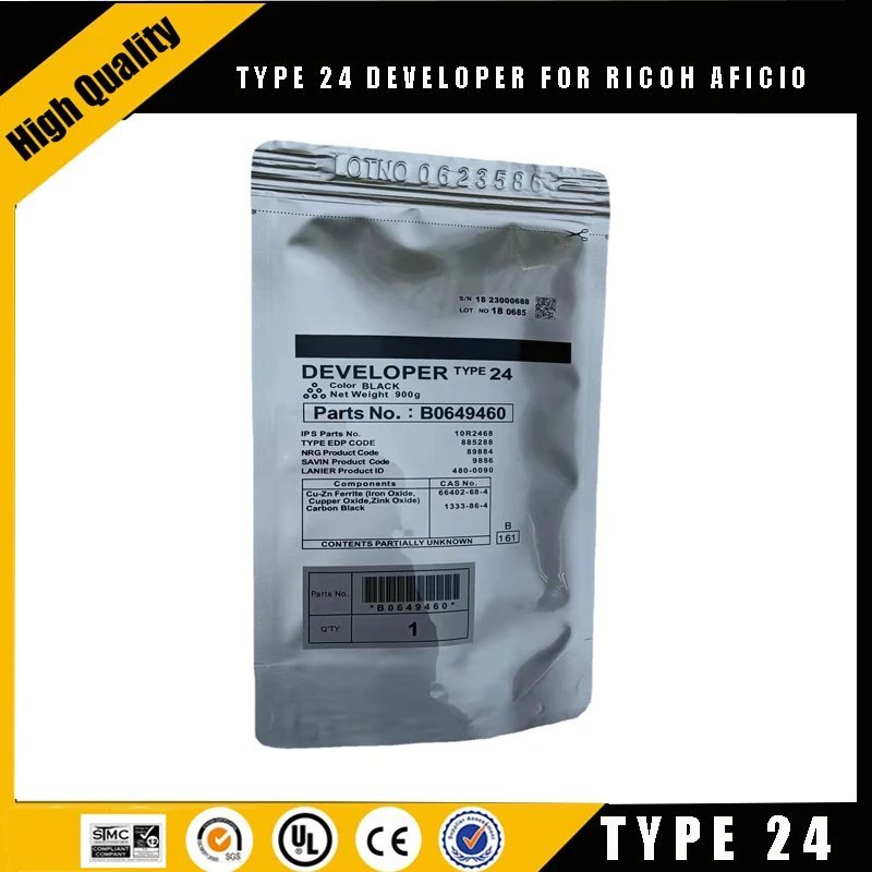 

New compatible B064-9640 Type 24 Developer for Ricoh Aficio 1060 2075 1075 2051 2060 MP 5500 6000 6500 7000 7500 8000 9001 900g