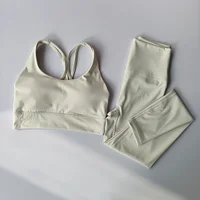 Yoga Suit Women High-end Sports Bras Leggings Slimming Hip Lifting Sports Fitness Bras and Leggings Tank Top Breathable Set - Image 4