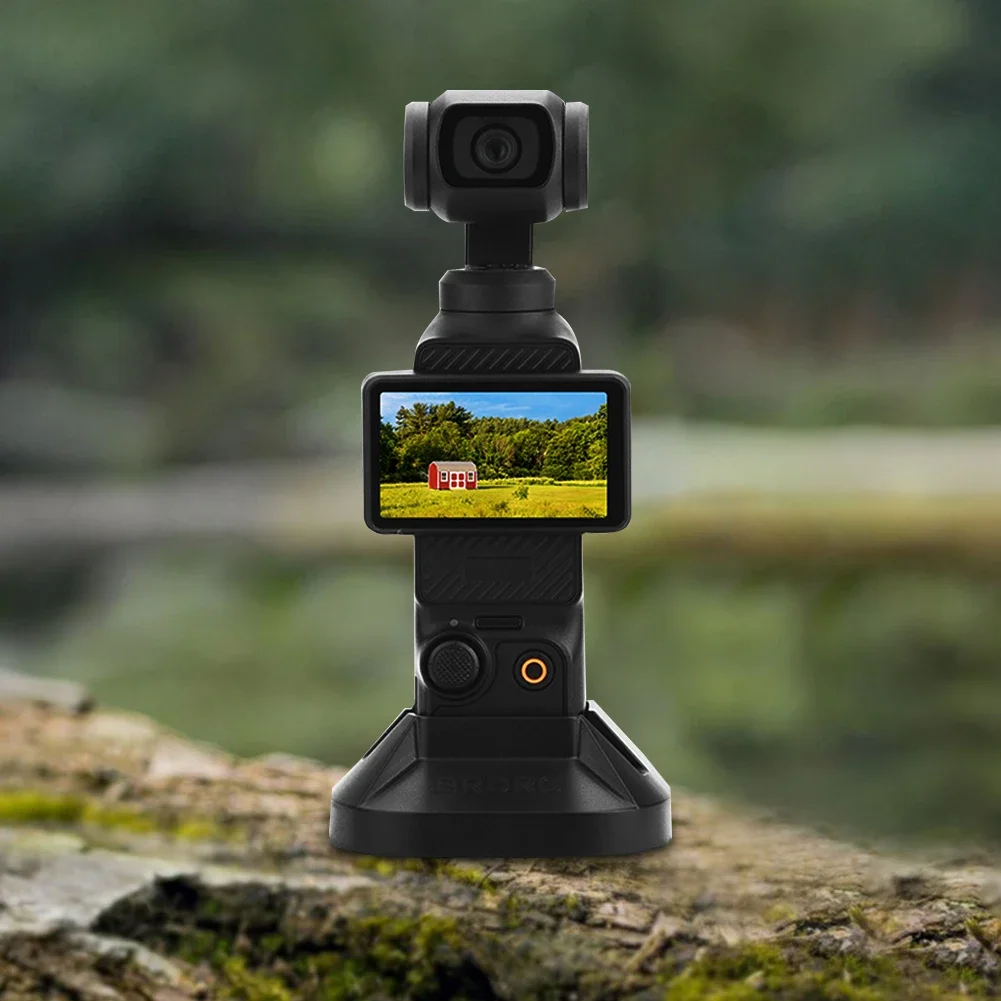 Description Picture 5 of itemDesktop Stand Holder For DJI Osmo Pocket 3 Camera Fixed Anti-slip Base Silicone Handheld Gimbal Camera Expansion Support Bracket