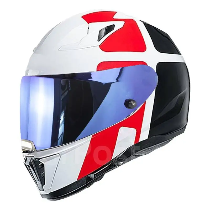 

Мотоциклетный козырек объектив крутой безопасный ночное видение объектив для полнолицевых шлемов антибликовый защитный чехол на лобовое стекло