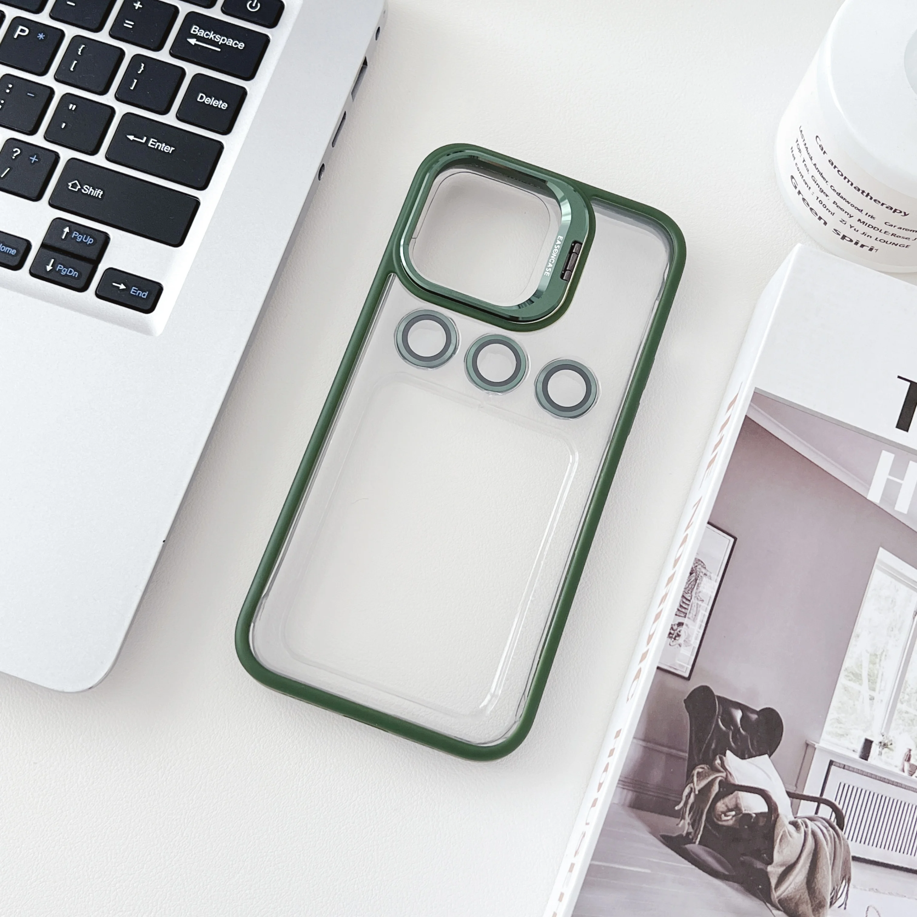Coque Anneau Magnétique Transparente MagSafe Pour IPhone (12 à 17) - Antichoc