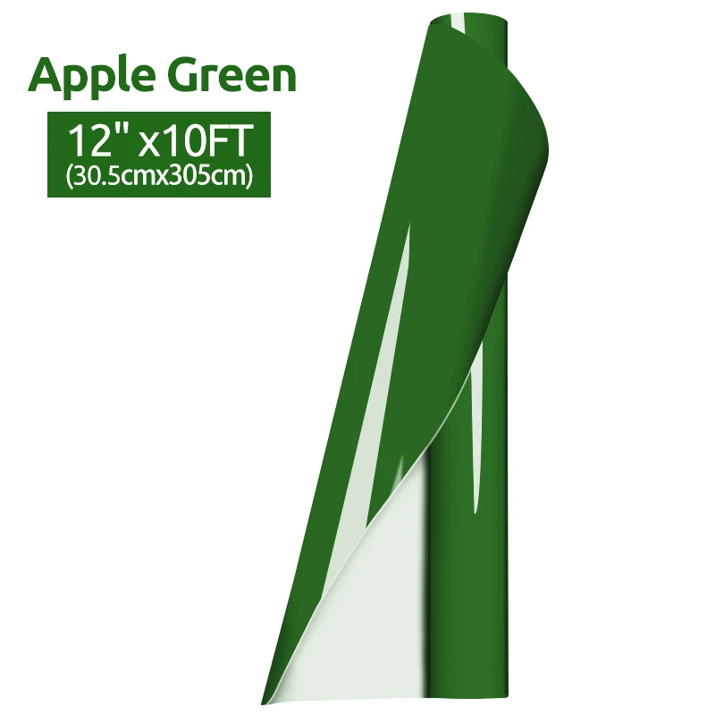 Premium Heat Transfer Vinyl Roll - 12in x 10ft - Ideal for T-Shirts, Fabric, Pillows, and Crafting