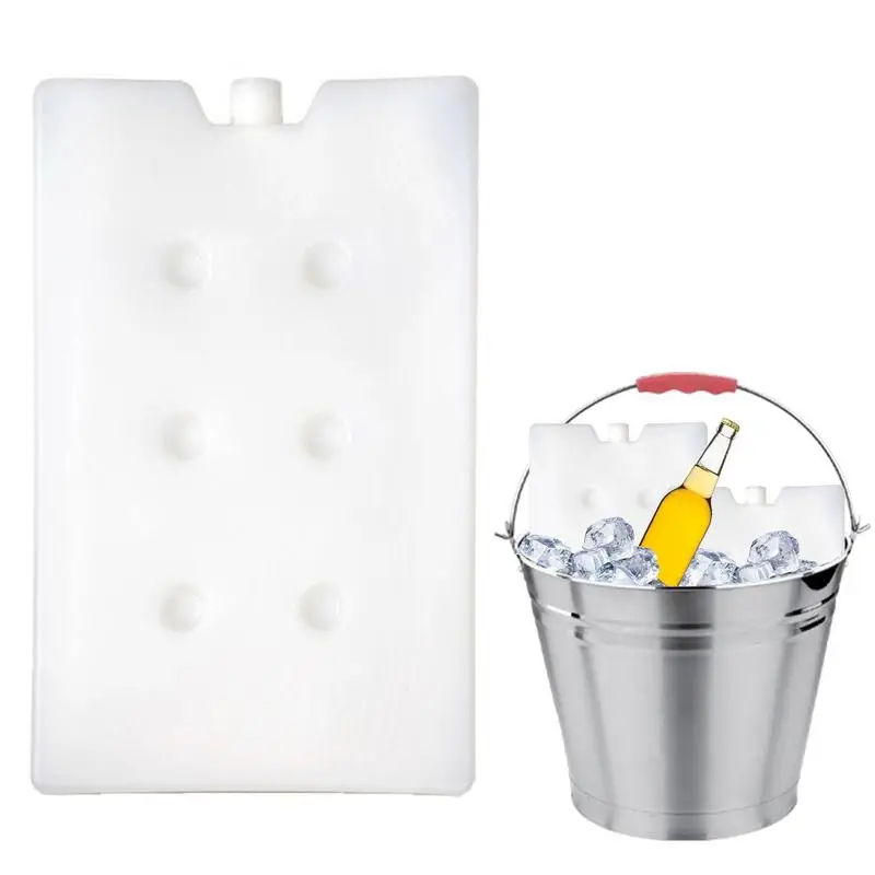 Reusable Gel Freezer Pack Refrigerator Ice Blocks Ice Crystal Box Cold Freezer Pack Picnic Fresh Food Cooler Water Injection Box 5
