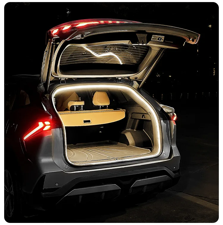 Trunk Atmosphere Light Modified Light Bar Car Trunk Lighting For Toyota Highlander Decorative Lamp Auto Interior Accessories