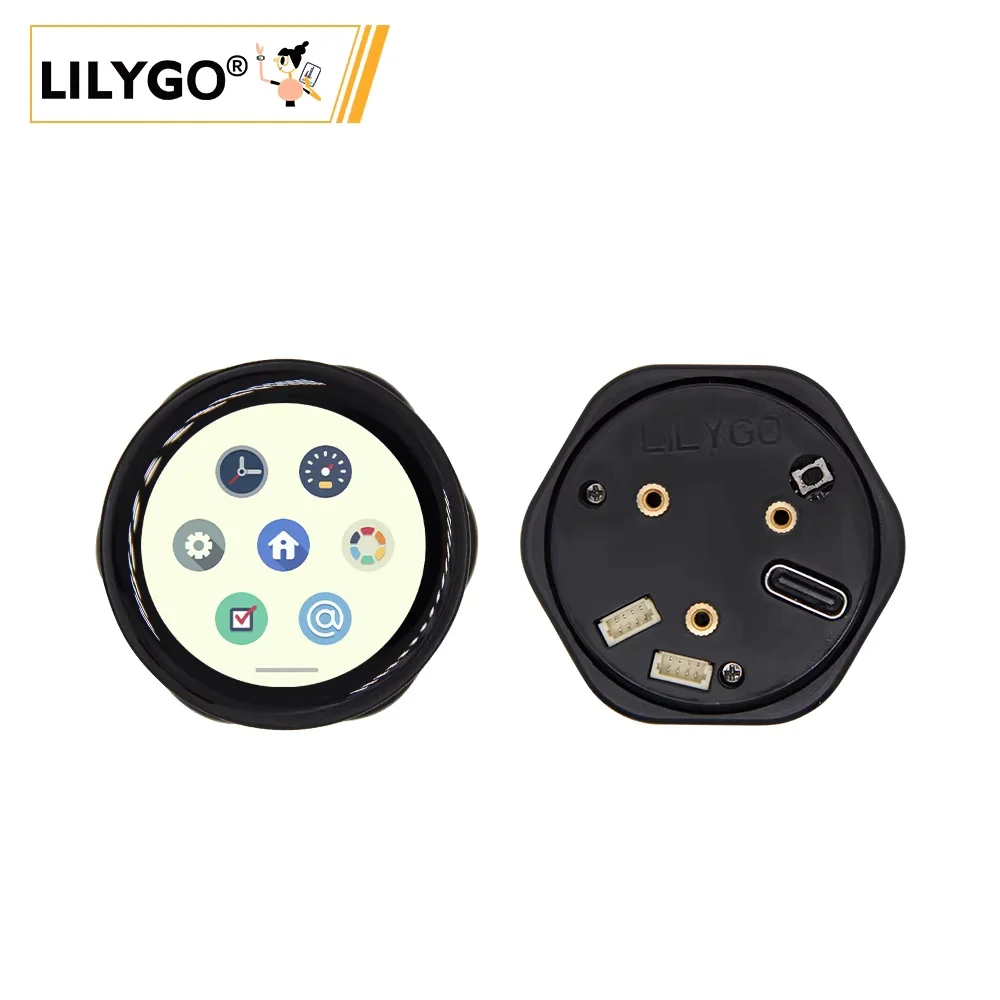 릴리고 ®   T-Encoder-Pro ESP32-S3 로터리 엔코더와 1.2인치 터..