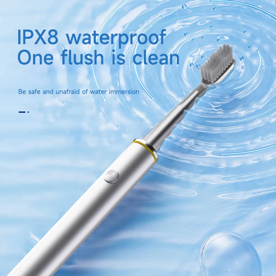 Intelligent electric toothbrush with DuPont soft hair and multiple adjustable settings for couples 5