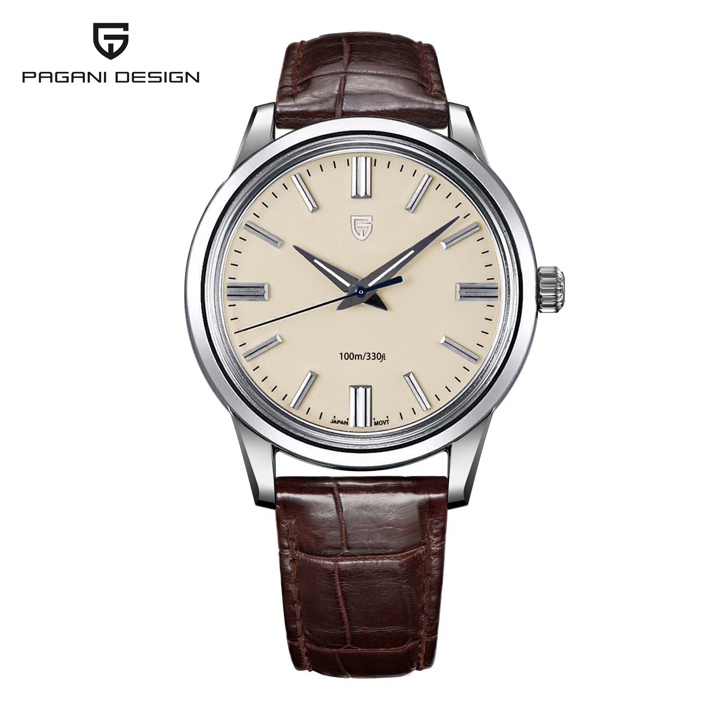 2023 PAGANI DESIGN 38MM Men's Classic Fashion Quartz Watches PD1731 VH31 Mov Stainless Steel Sport Waterproof Clock reloj hombre