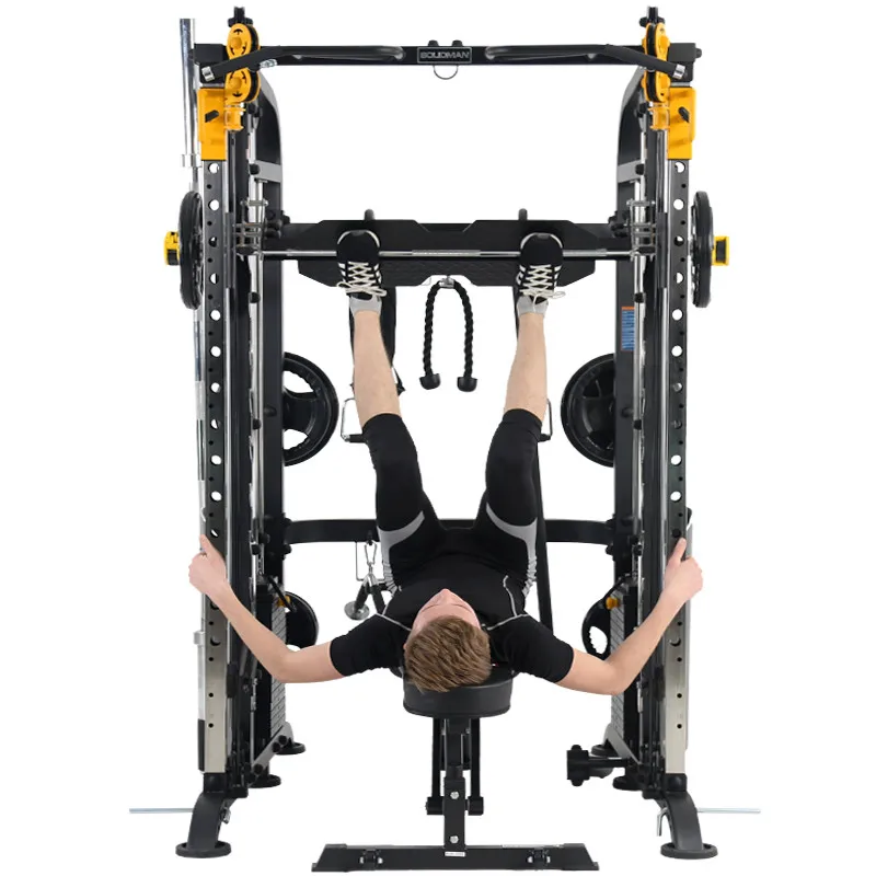 Attrezzatura Per Il Fitness Multifunzionale Per L'Allenamento Personale Domestico Smith Machine Use For Home