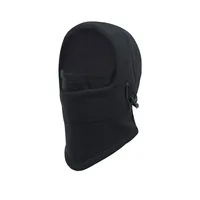 Winter Kids Balaclava Hat Thermal Fleece Neck Warm Full Face Ski Mask Hood Beanie Solid Color Children Boys Girls Windproof Cap 1