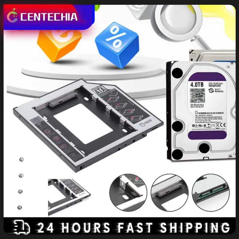 Dm Dw95S Hdd Caddy 9.5Mm Alluminio Optibay Sata 3.0 Hard Disk Drive Box Enclosure Adattatore Dvd 2.5 "3.5" Ssd 2Tb Per Laptop Cd-Rom