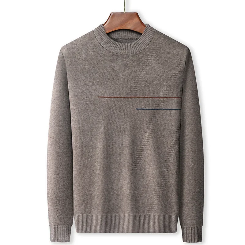 2024 Brand New Men's Sweater Round Neck Men Sweaters Knit Pullovers for Male Youth Slim Knitwear Man Sweater 48 Colors 6