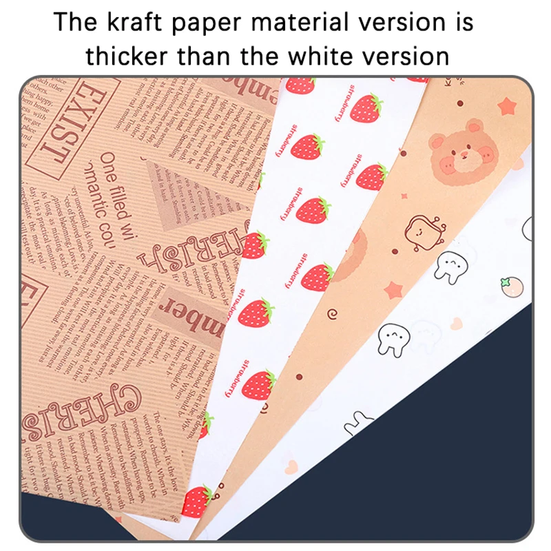 50 Sheets Greaseproof Deli Paper, Non-Stick Sandwich Wrapping Paper, Oil-Proof Baking P... - SKU NSSW1547 - UGI Packaging